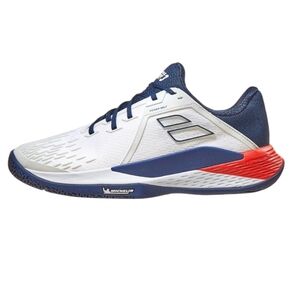 BABOLAT Pickleball Tennis Court Shoe 12.5 Propulse Fury White Blue Red